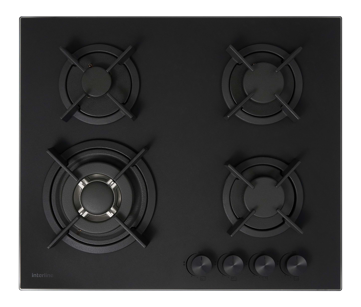 Варочная панель газовая Interline HGG 660 MCT BA Nano Matte