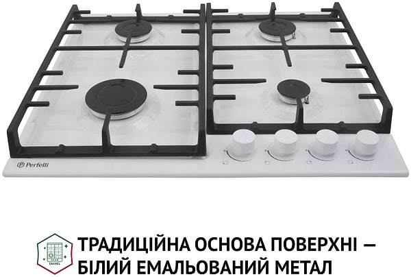 Фото - Варочная панель газовая Perfelli HGM 61427 WH