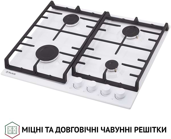Фото - Варочная панель газовая Perfelli HGM 61427 WH