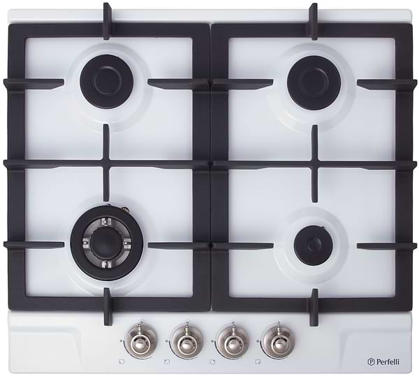 Фото - Варочная панель газовая Perfelli HGM 61637 WH RETRO
