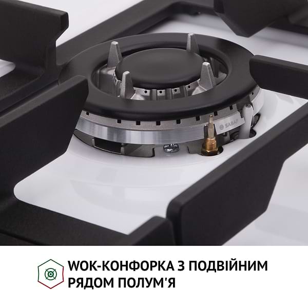 Фото - Варочная панель газовая Perfelli HGM 61637 WH RETRO