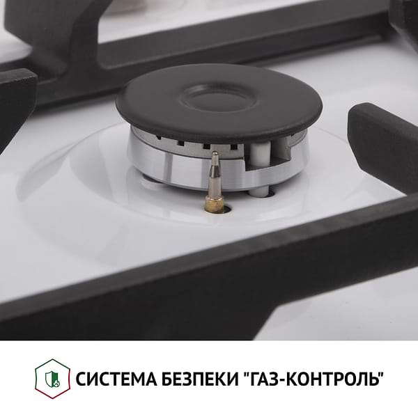 Фото - Варочная панель газовая Perfelli HGM 61637 WH RETRO