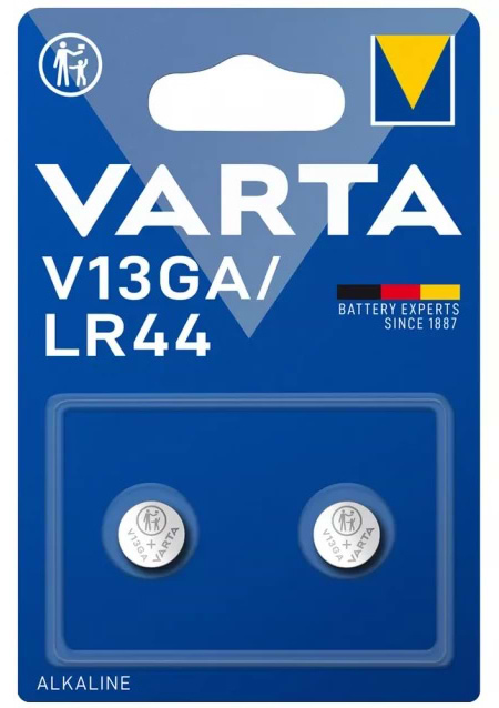 Батарейка Varta Alkaline LR 44 BLI 2 шт