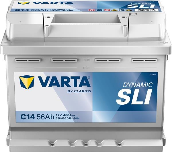 Автомобильный аккумулятор Varta Dynamic SLI 12В 56Аг 480А R+ (556400048)