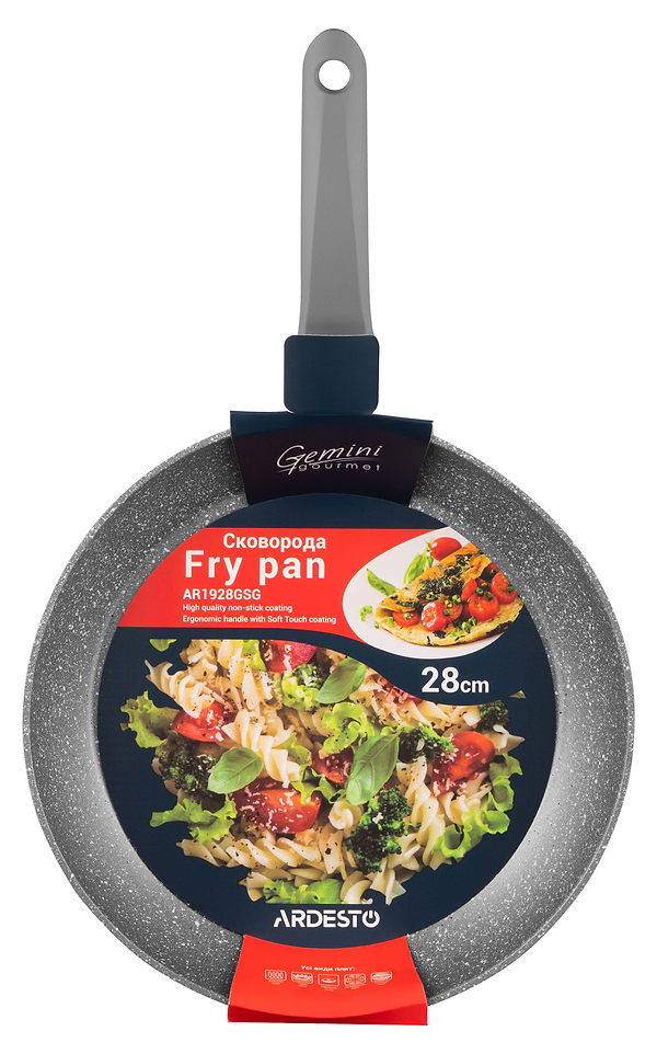 Фото - Сковорода універсальна Ardesto Gemini Gourmet Vasto 28 см (AR1928GSG)