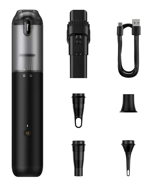 Фото - Пылесос ручной для автомобиля Baseus A3 lite Handy Vacuum Cleaner Black (VCAQ050001)