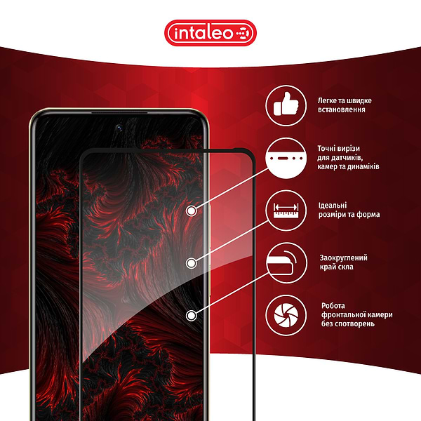 Фото - Защитное стекло для смартфона Intaleo Full Glue for Infinix Hot 40 Pro Black (1283126589263)