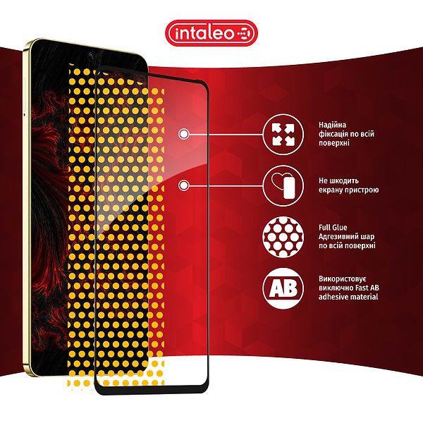 Фото - Защитное стекло для смартфона Intaleo Full Glue for Infinix Hot 40 Pro Black (1283126589263)