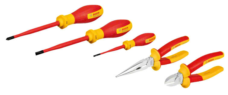 Набір інструментів Bosch Professional 5 шт. VDE (1.600.A02.NG2)