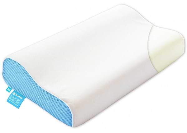 Фото - Подушка ортопедична Sonex Анатомічна з пам'яттю Comfort Wave 50x33x10/8 см (SO102069)