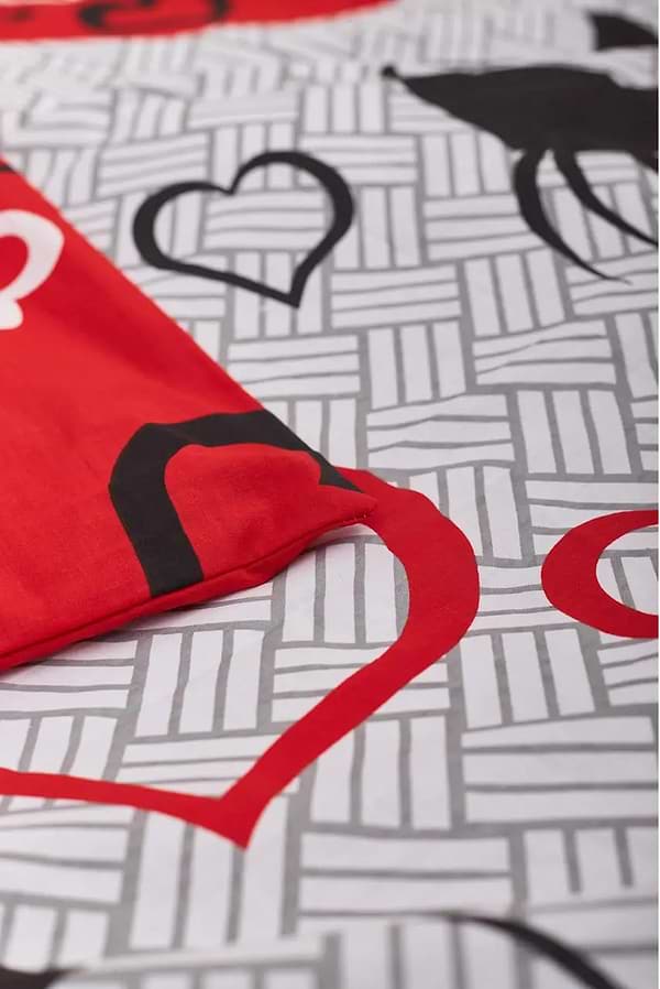 Фото - Підковдра полуторна євро Moon&Star Бязь Gold Люкс Love Cats 160 x 220 см (MS-870000576)