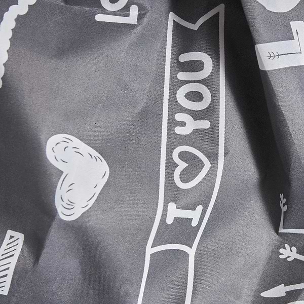 Фото - Підковдра двоспальна євро Moon&Star Premium Love Script 200x220 см (MS-870000873)