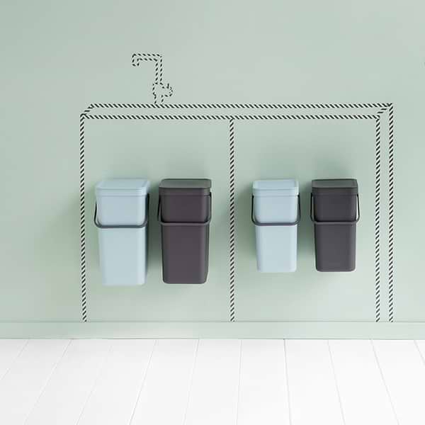 Фото - Бак для сміття Brabantia Sort&Go 12 л 109805