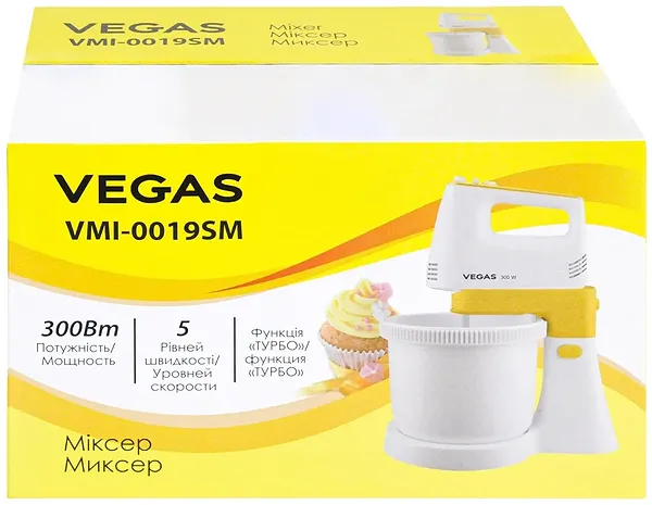 Фото - Миксер с чашей Vegas VMI-0019SM