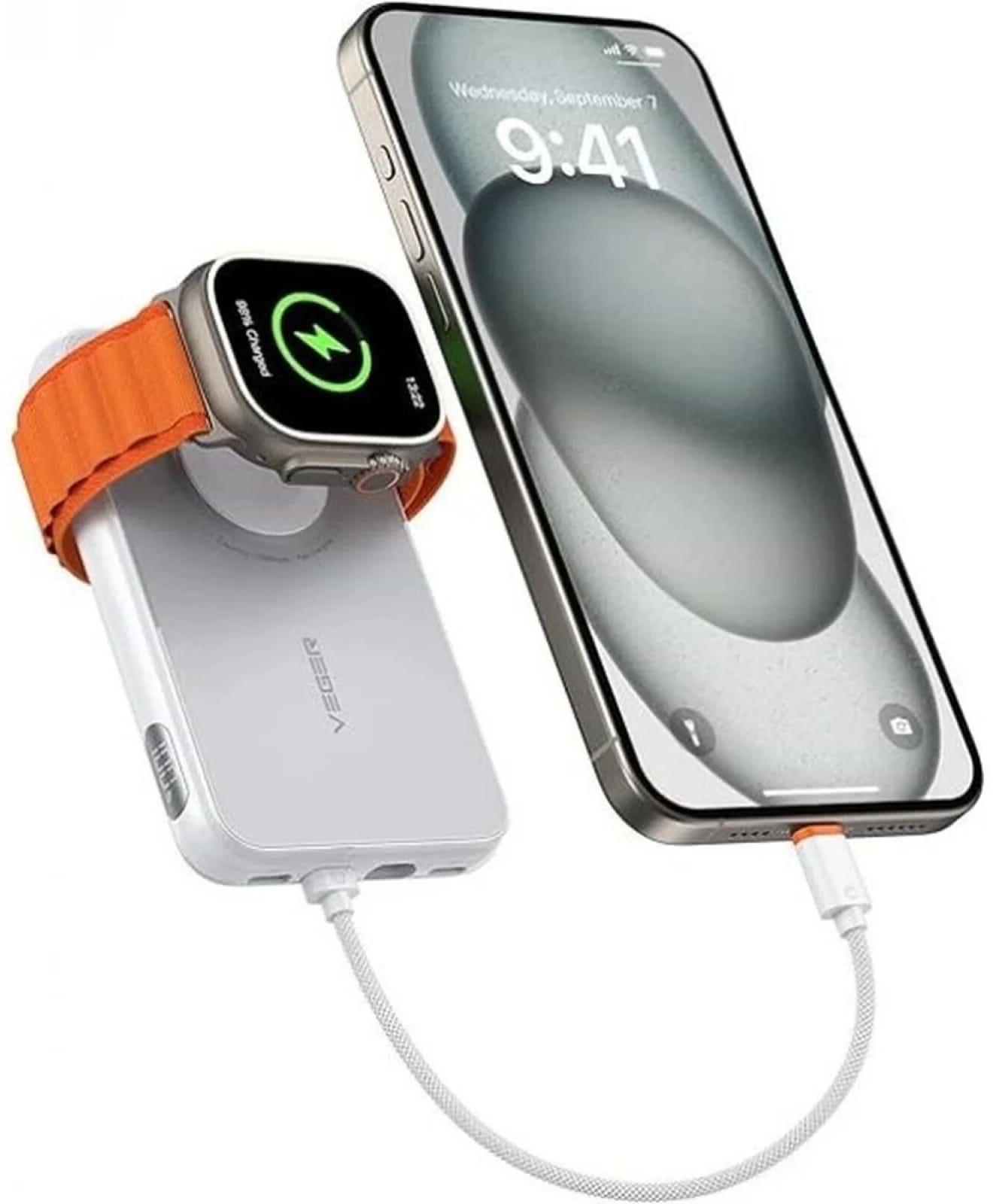 Купить Батарея мобильная Veger V1171 10000mAh 20W White (X001XEVZ3L) - Фото 1 Батарея мобильная Veger V1171 10000mAh 20W White (X001XEVZ3L) - Фото 1