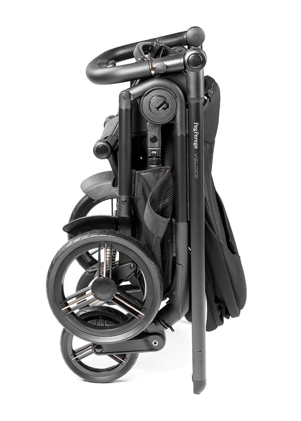 Фото - Коляска універсальна 2 в 1 Peg-Perego Veloce True Black