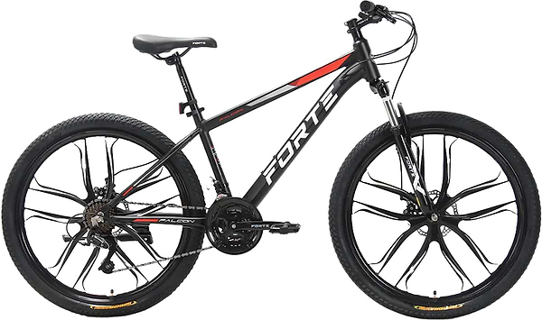 Фото - Двухколёсный велосипед Forte FALCON 25.2615-01S к26" р15" Black