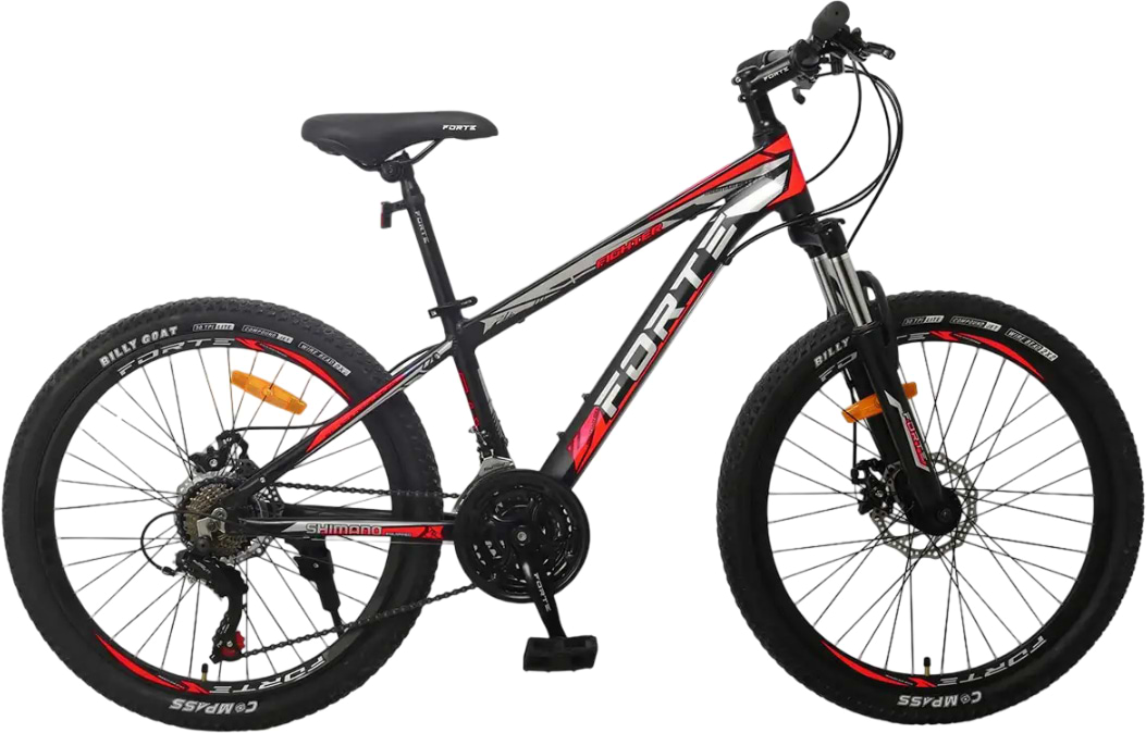 Двухколёсный велосипед Forte Fighter 15"/26" Black/Red