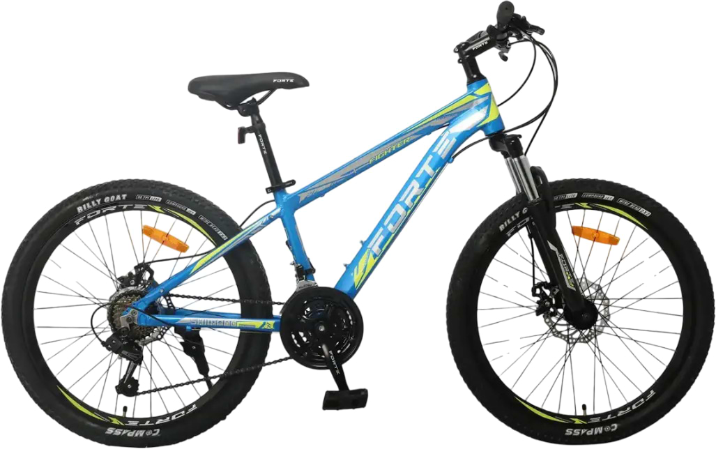 Двухколёсный велосипед Forte FIGHTER 12"/24" Blue