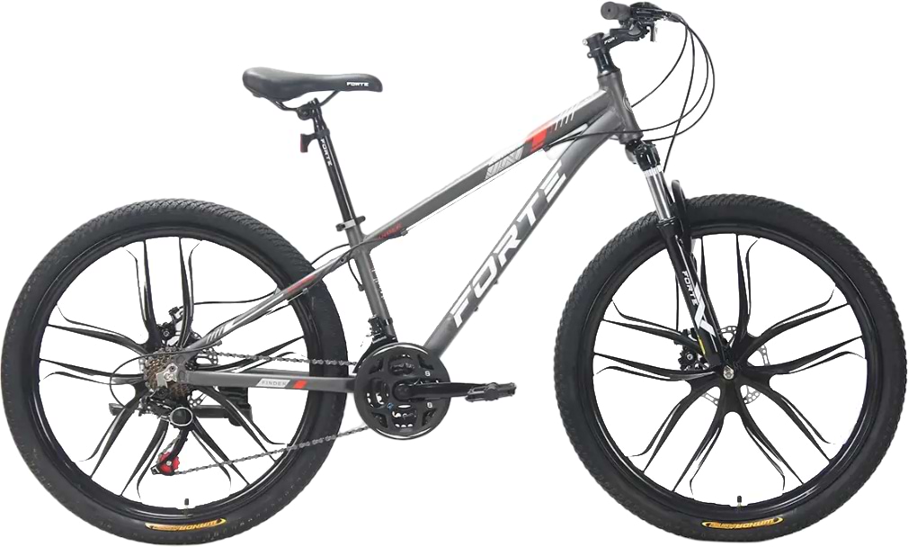 Двухколёсный велосипед Forte FINDER 25.2613-06S Gray/Orange