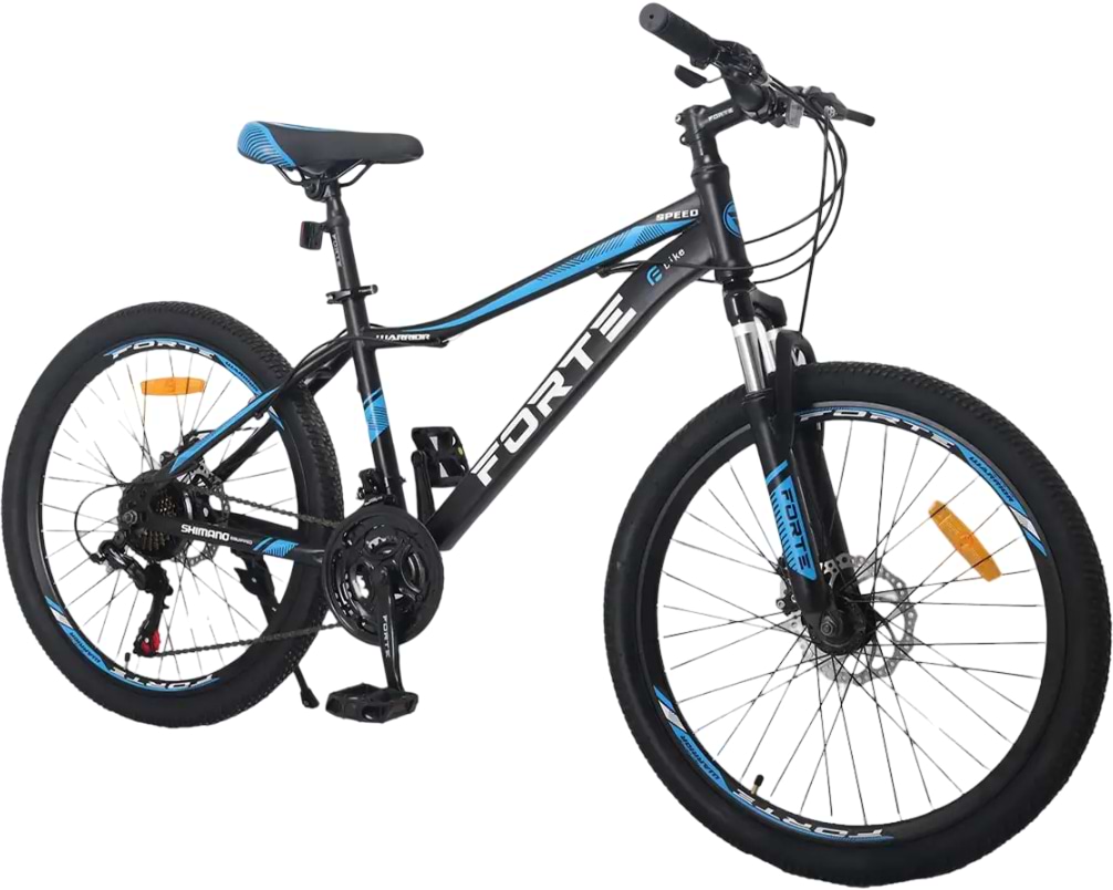 Двухколёсный велосипед Forte WARRIOR 25.2412-02A к24" р12" Blue