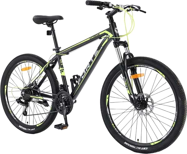 Фото - Двоколісний велосипед Forte EXTREME 15"/26" Black/Green