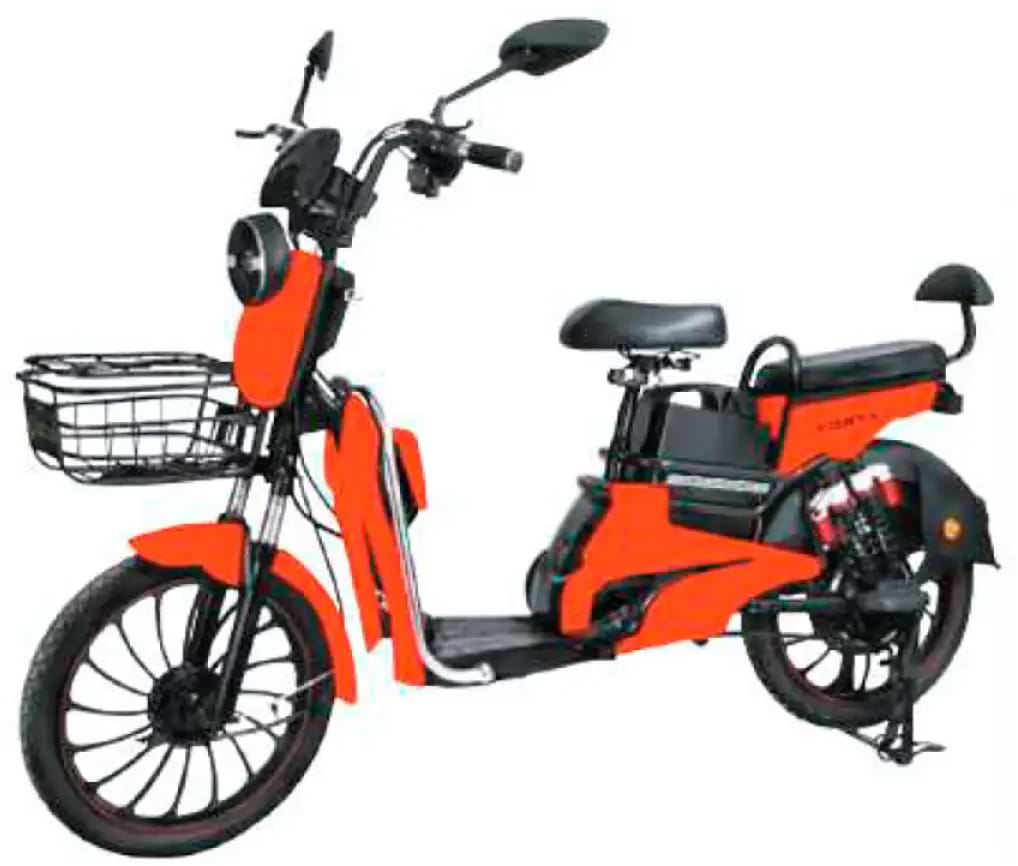 Електроскутер Forte CLEO Red (+Акумулятор 12V15A/12А 5 шт.) - Фото 1