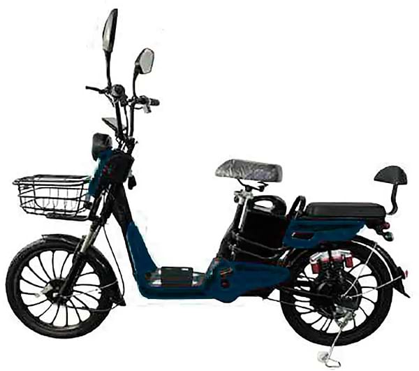 Фото - Уценка - Электроскутер Forte UNO Black (+Аккумулятор 12V15A/12А 4 шт.)