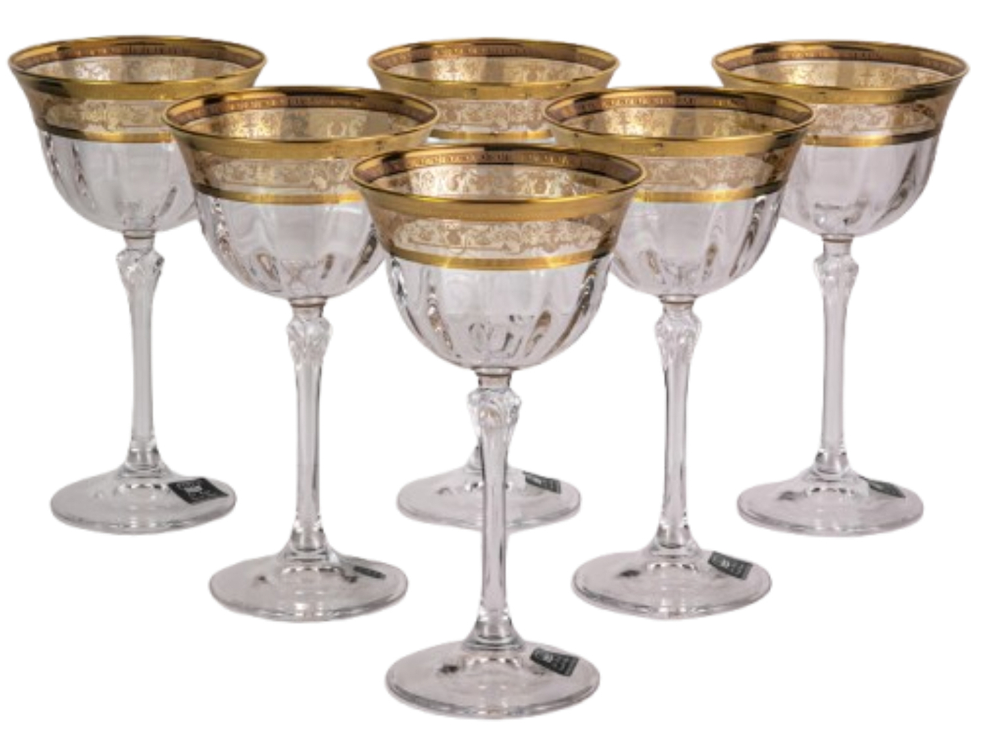 Набор бокалов VEMA LUDOVICA MELANIA GOLD 230 мл 6 шт. (99001895)