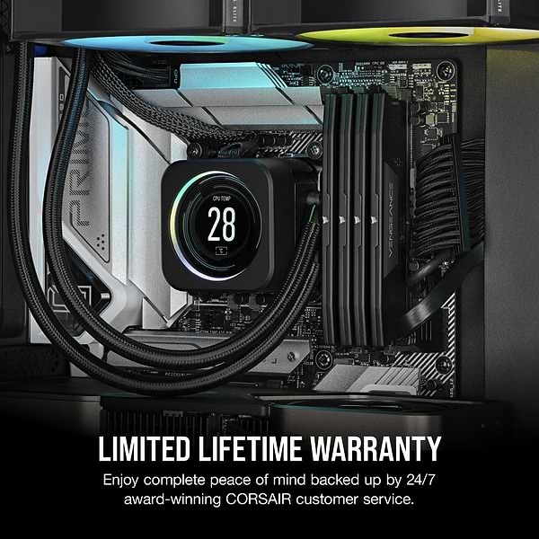 Фото - Память DDR Corsair DDR5 2x16GB/7200 Vengeance Black (CMK32GX5M2X7200C34)