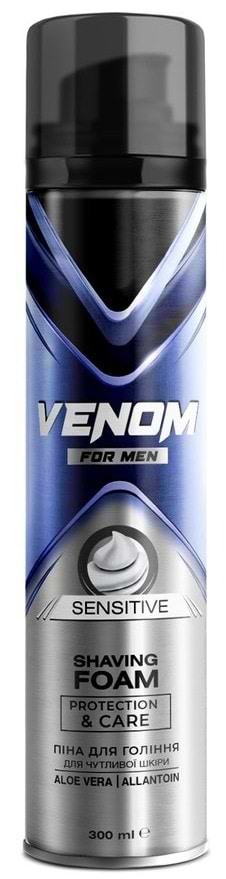 Пена для бритья Venom for men Sensitive 300 мл (8681413012433)