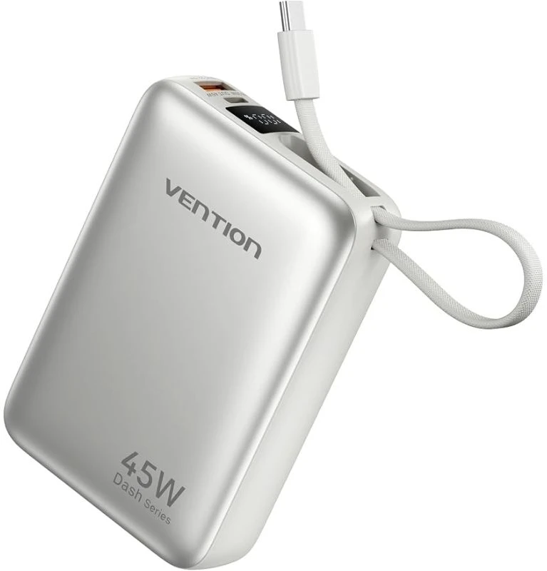 Батарея мобильная Vention 20000mAh 45W PD3.1, USB-A, USB-C In/Out (FHGN0)