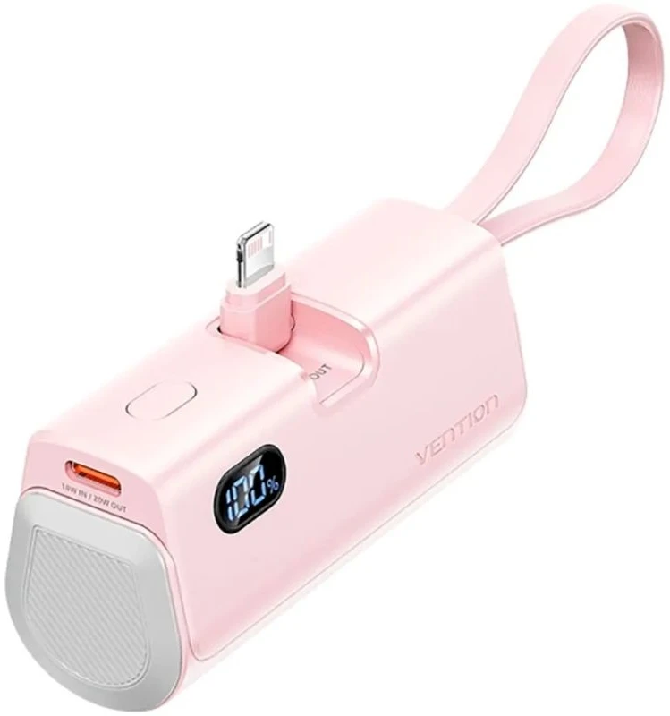 Батарея мобільна Vention 4800mAh 22,5W PD, USB-C In/Out (FHRP0)