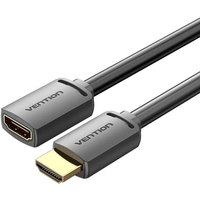 Кабель HDMI Vention HDMI M - F V2.0, 0.5м 4K 60Гц PVC (AHCBD)
