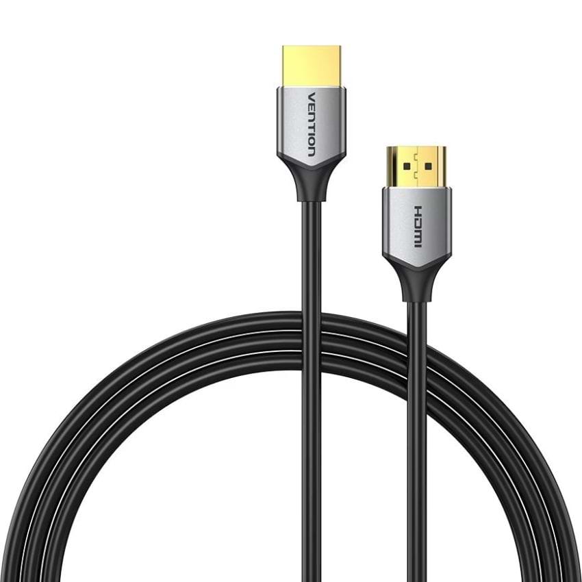 Кабель HDMI Vention HDMI M - M, 3.0 м, V2.0, 4K 60 Гц, Aluminum Alloy, Ultra Thin (ALEHI)