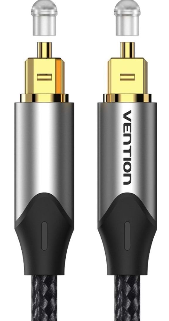Кабель Optical Vention Audio Toslink M/M - S/PDIF, 2м, Dolby Digital 5.1, gray (BAVHH)