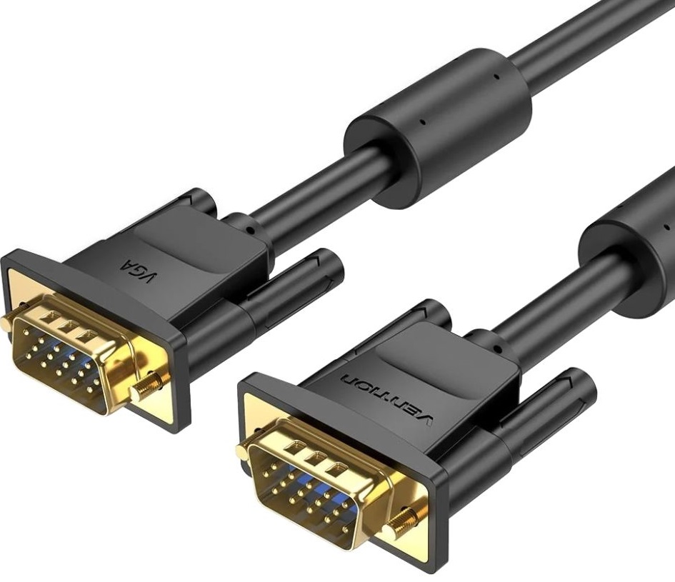 Кабель Vention VGA 15M-15M 8 м Black (DAEBK)