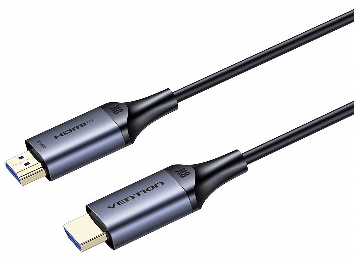 Кабель HDMI Vention HDMI M - M, 15.0м, Optical V2.1, 8K 60Гц 48Gbps Aluminum Alloy gray (ALTHN)