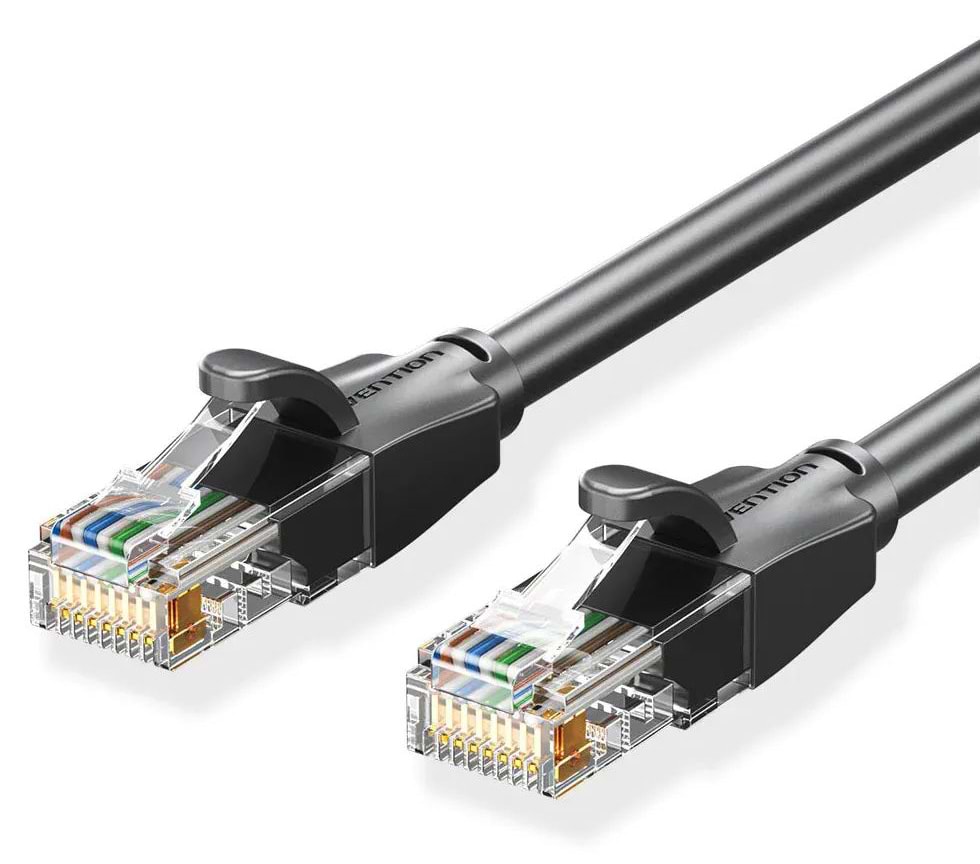 Кабель патч-корд Vention UTP Cat.6 0.5 м Black (IBEBD)