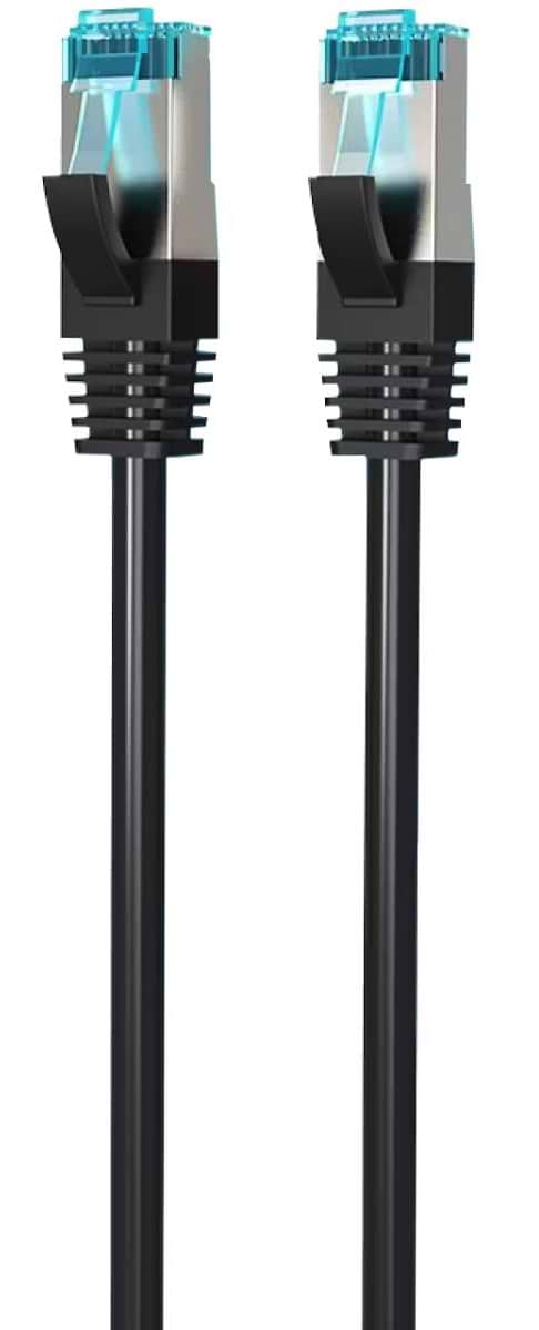 Кабель патч-корд Vention FTP Cat.5e 1 м Black (VAP-B05-B100)