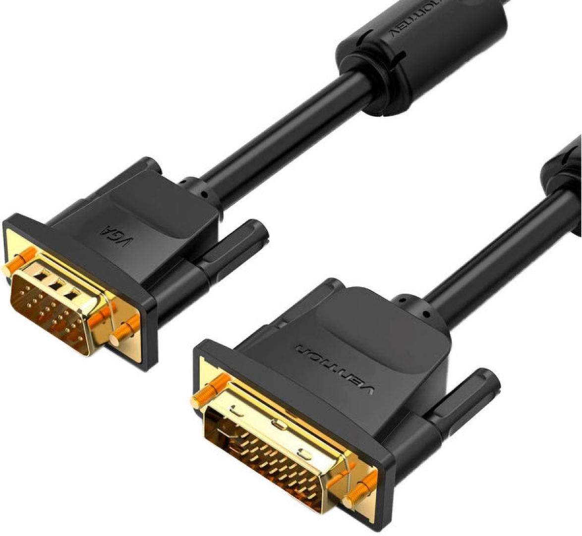 Кабель Vention DVI (24+5) M - VGA M, 3m (EACBI)