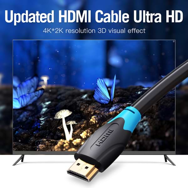 Фото - Кабель HDMI Vention HDMI-HDMI 3 m v2.0 (AACBI)