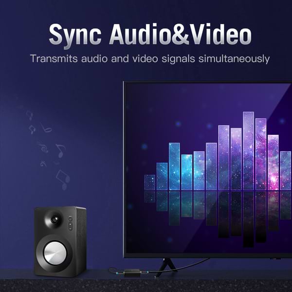 Фото - Кабель HDMI Vention HDMI-HDMI 1.5 m v2.0 (AACBG)