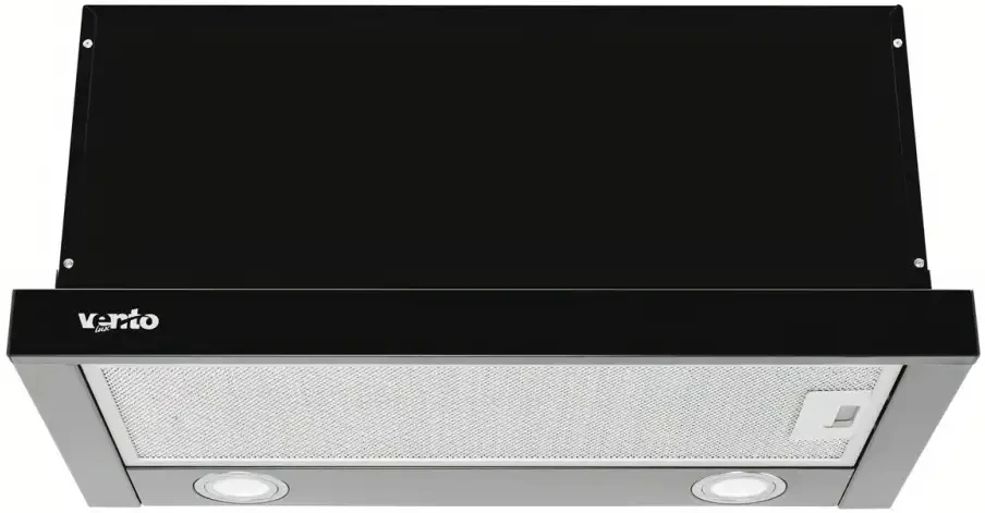 Витяжка вбудована Ventolux GARDA 60 BK (1100) LED