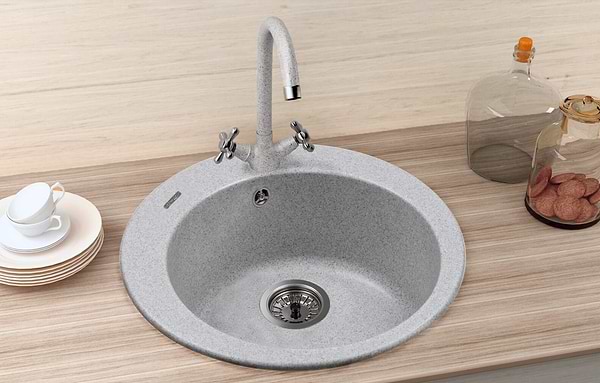 Фото - Мийка кухонна Ventolux Fabia (Gray Granit) D500x200