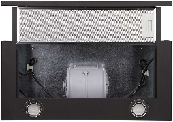 Фото - Вытяжка встраиваемая Ventolux GARDA 60 BK (650) IT H