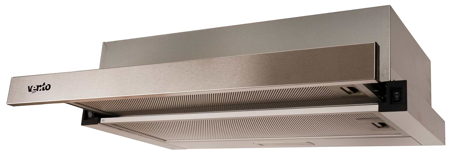 Вытяжка встраиваемая Ventolux GARDA 60 INOX (500) LED - Фото 1