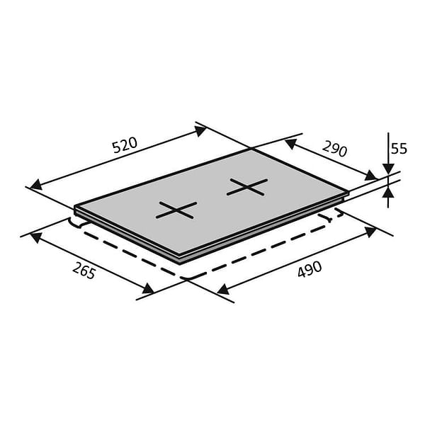 Фото - Варочная панель электрическая Ventolux HV 32 TC SL