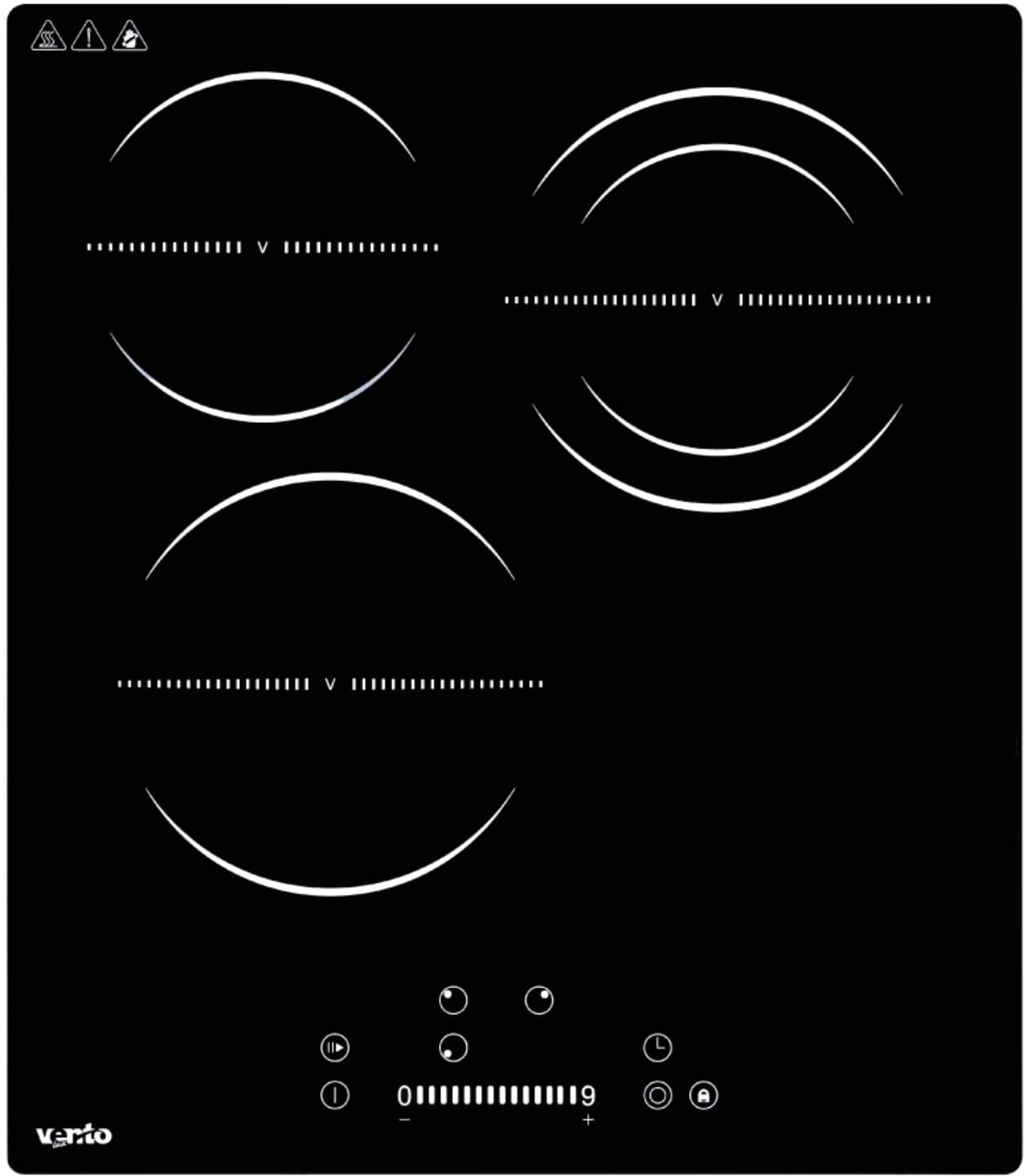 Варильна поверхня електрична Ventolux HV 44 TC SL