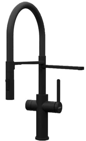 Смеситель кухонный Elleci Ventum pure black 86